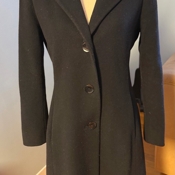 Via Spiga Black and Purple Floral Coat - Picture 10 of 10